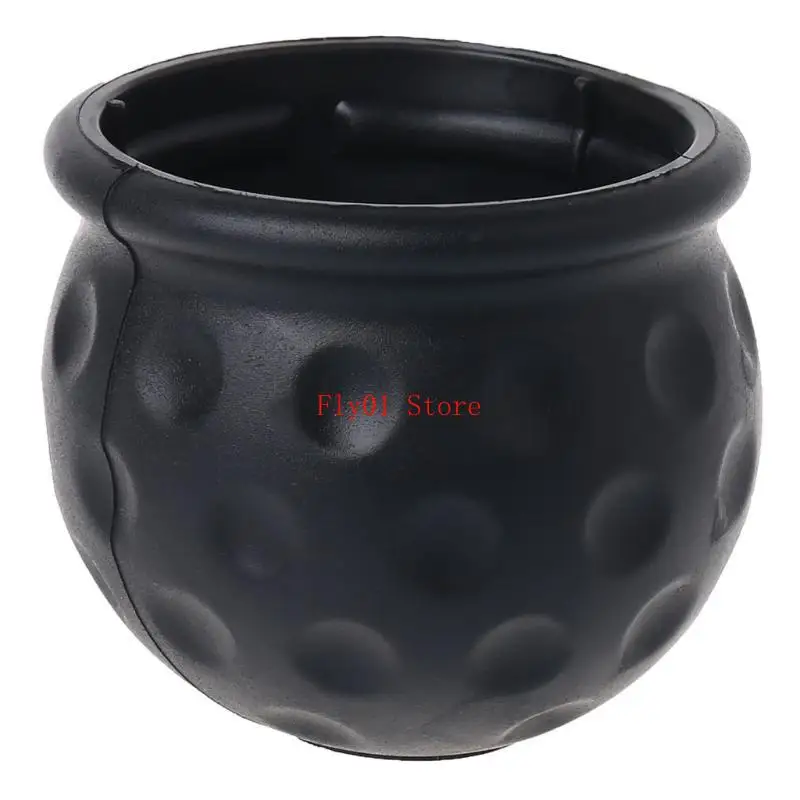 

50mm Auto Tow Bar Ball Cover Accessories Black Cap Towing Hitch Trailer