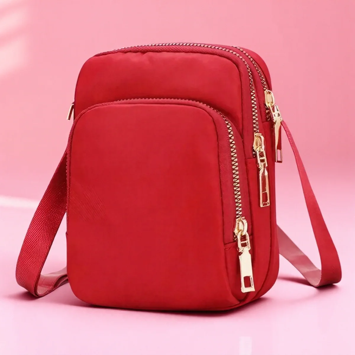 

Women's Crossbody Bag Mini Vertical Coin Purse with Phone Compartment Stylish Summer Handbag