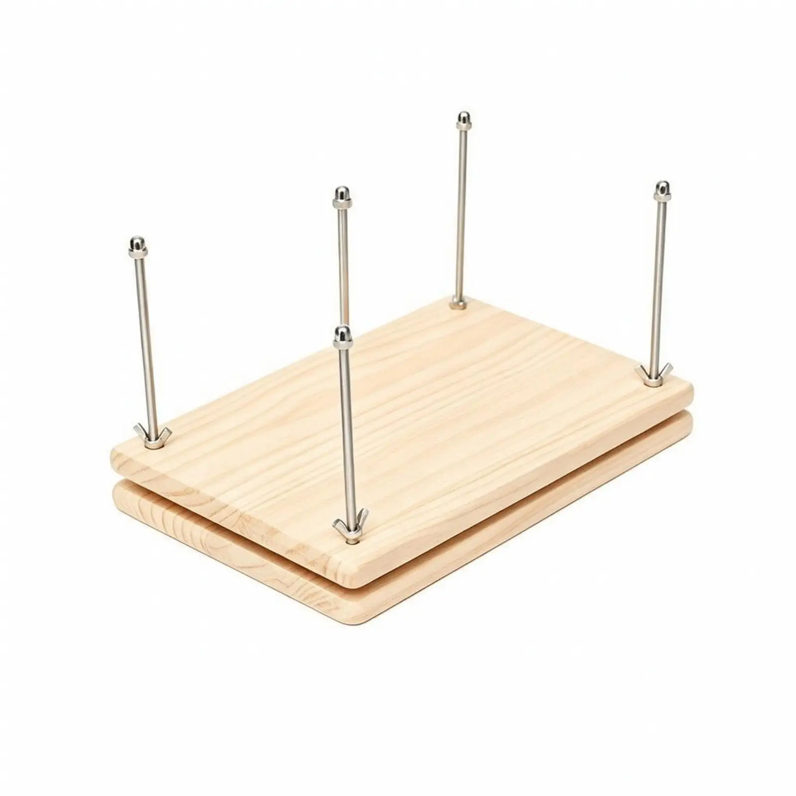 Wooden Book Press Sturdy Bookbinding Press Compact Adjustable for Bookbinders, Paper Pressing, Craft Room