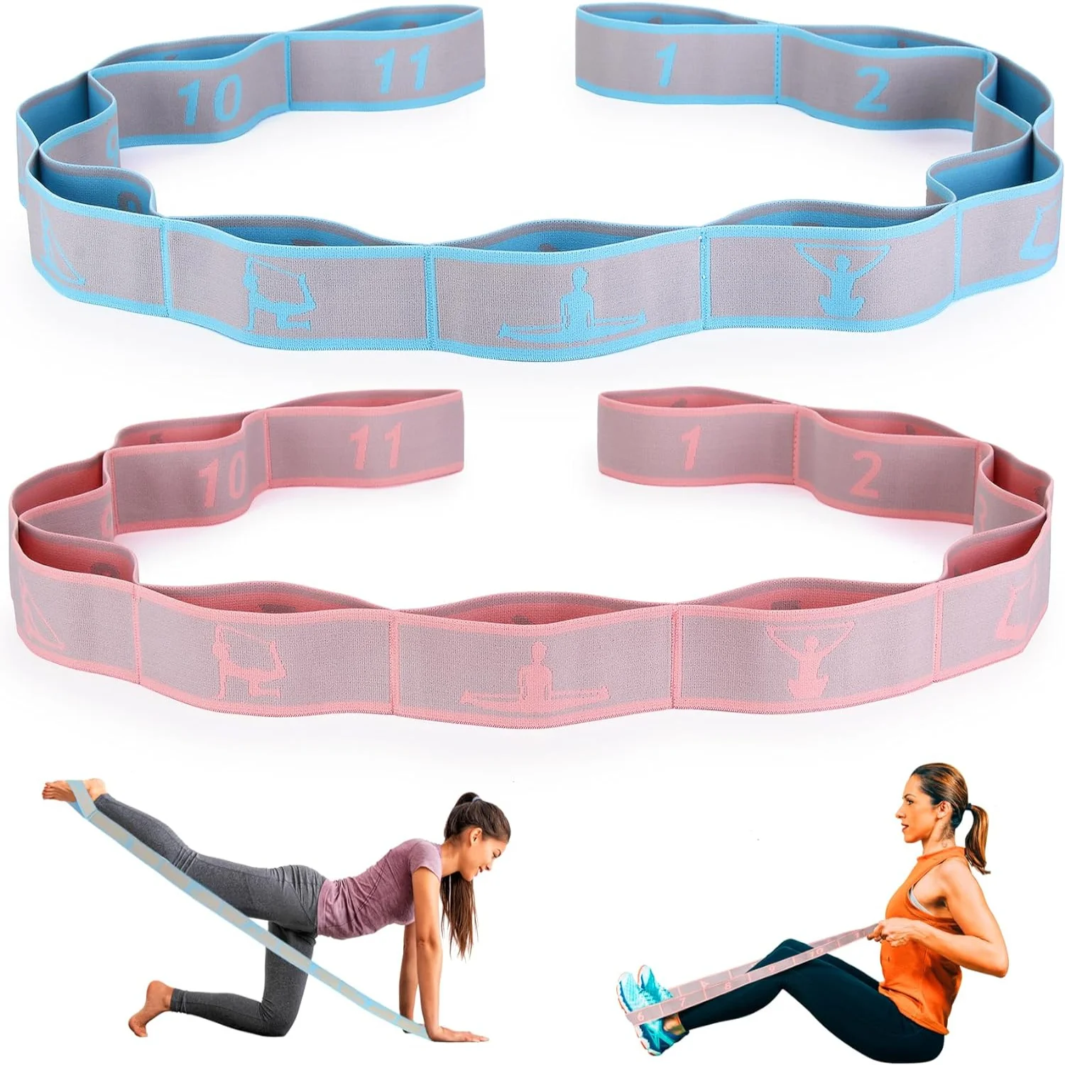 Enhance Your Workout with Top-Quality Durable Elastic Band for Yoga, Pilates, and Fitness - Achieve Superior Balance, Strength,