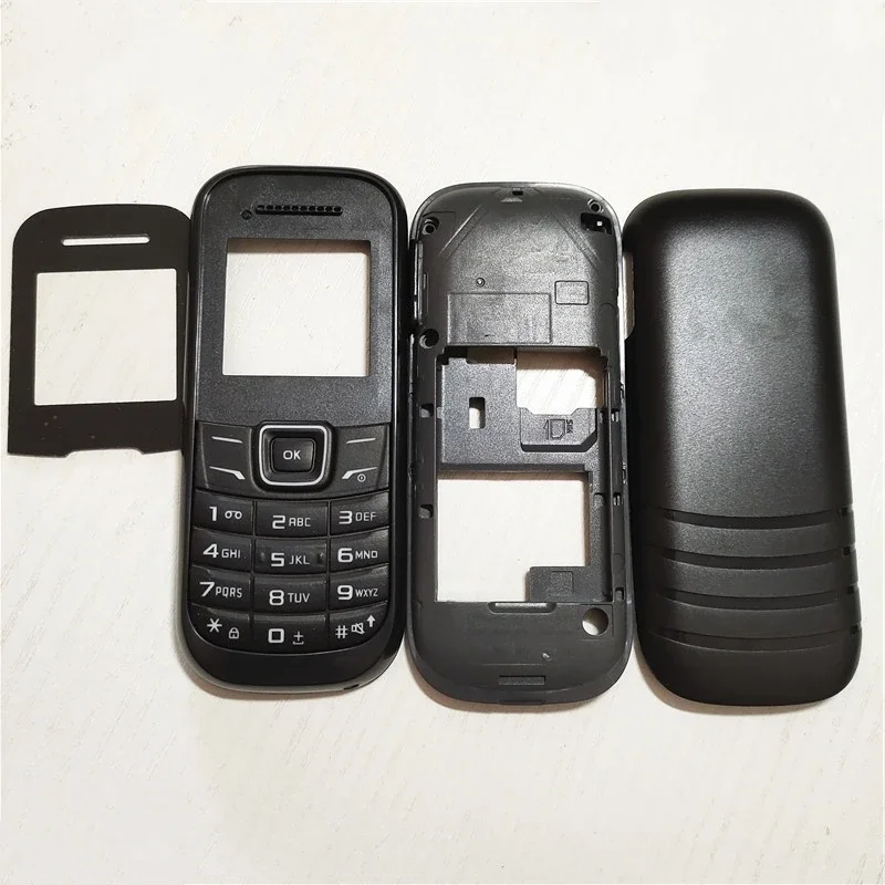 For Samsung E1200 GT-E1200 e1205 full mobile phone housing Cover Case English keypad