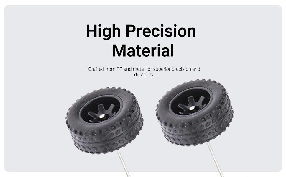4 Pieces 1/64 Scale Modified Tire with Miniature Roll Shaft Toys Replacement Parts for RC Truck Boys Kids Car Models Accessories