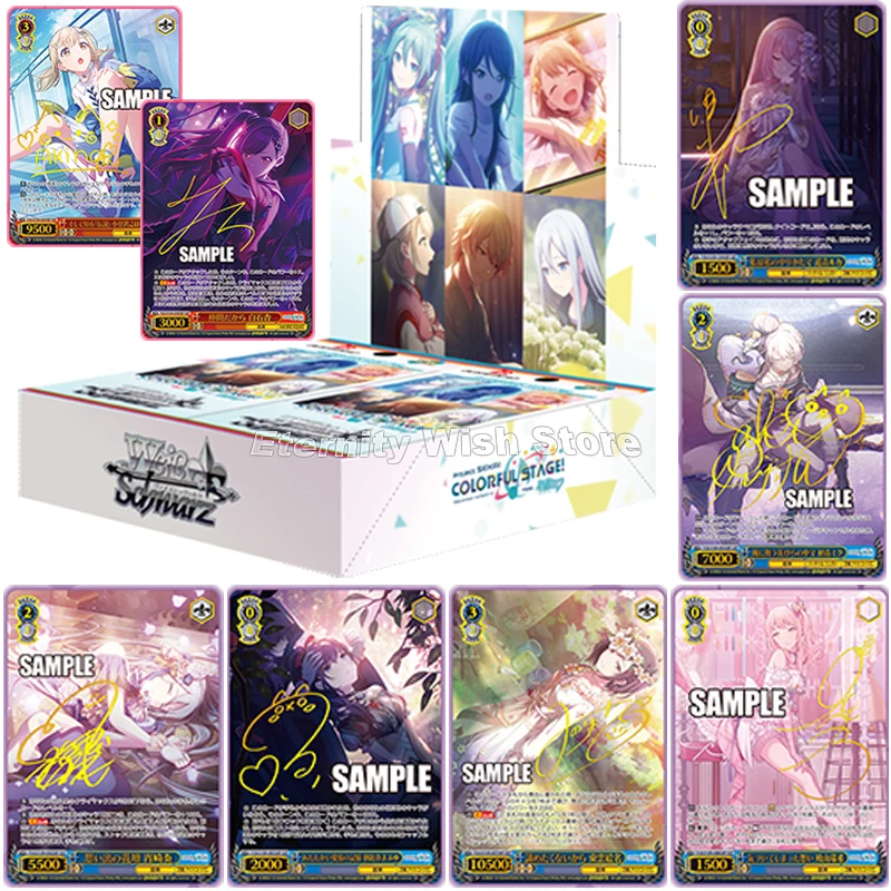 

Original Weiß Schwarz Project Sekai Colorful Stage Feat Hatsune Miku Vol.2 Card Anime Japanese Supplement Pack WS Cards Gifts