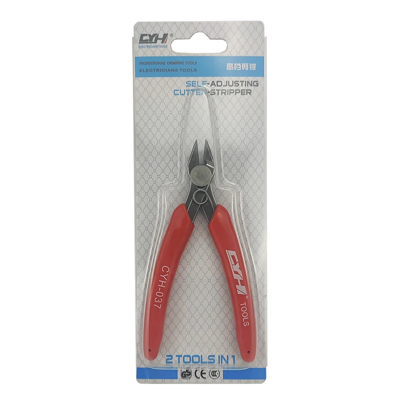 CYH-037 oblique mouth pliers, stainless steel water mouth pliers, shear cutting, side cutting, embedded manual tool