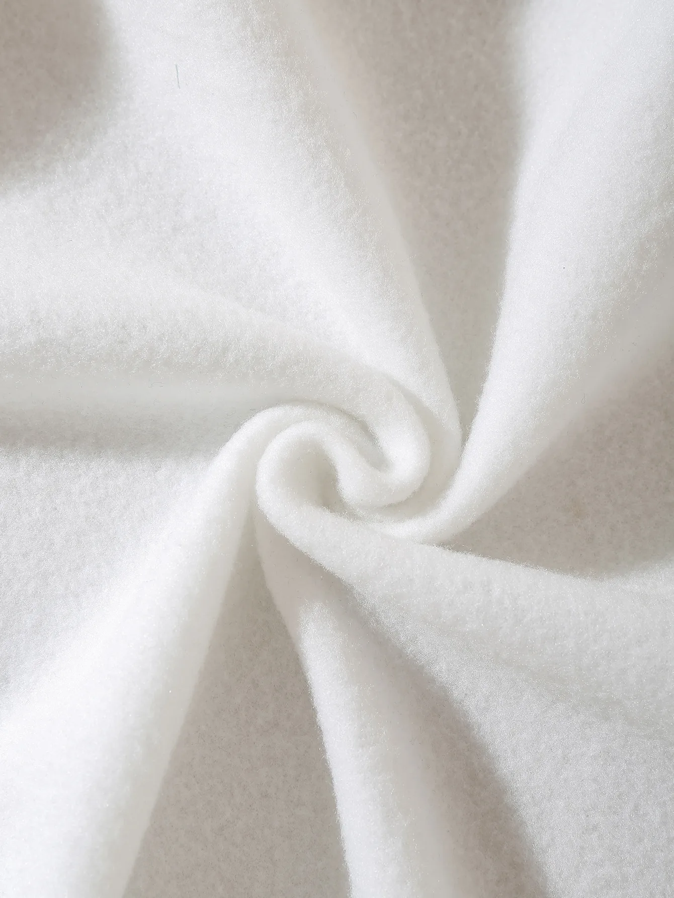 Sudadera Corta Blanca con Cierre, Hombros Caídos, Manga Larga, Bolsillo, para Otoño, Regreso a Clases y Uso Casual