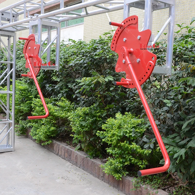 Programa de TV American Ninja Warrior Indoor Outdoor Gym Training Playground Park Equipamento Manivela de obstáculo It up Ninja Warrior para venda