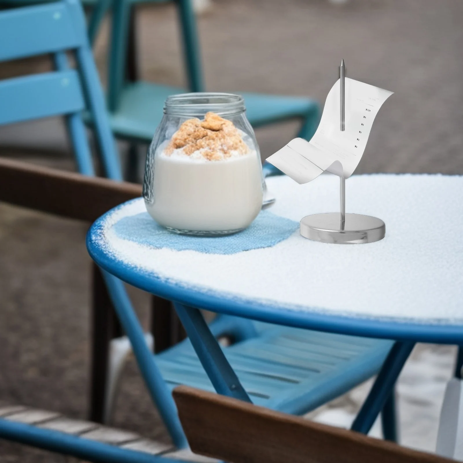 

12 Pcs Paper Inserter Check Management Clip Holder Display Bill Organizer Desk Receipt