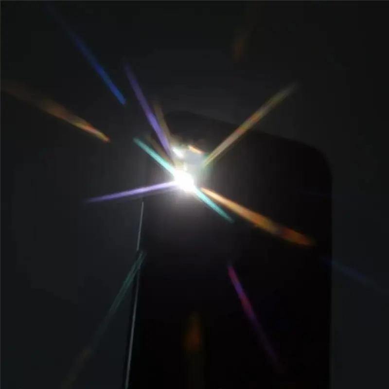 B62B 58mm Camera Lens for Colorful Starlight Effect Filter Radiant Special Effect Photography Filter Optical Glass for Night