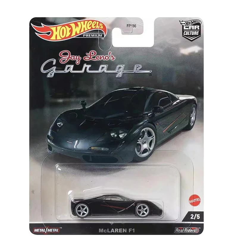 original hot wheels Premium Car Culture Jay Leno\'s Garage Diecast 1:64 Voiture jay leno tank McLaren F1 boys toys for children