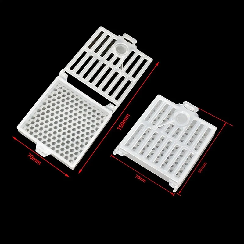 KEKA Beekeeping Cage Bee Moving Cage Bee Catcher Cage Plastic Rearing Transport Cage Tool Beekeeping Accessory(5Pcs)