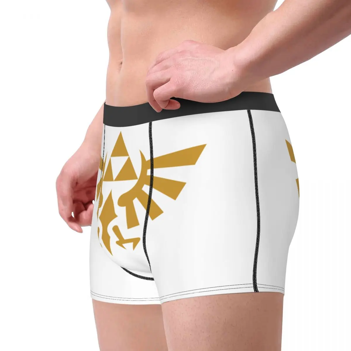 Benutzerdefinierte Hot Play Game Zeldas Legend Boxershorts für Herren, 3D-gedruckte Unterwäsche, Höschen, Slips, atmungsaktive Unterhose