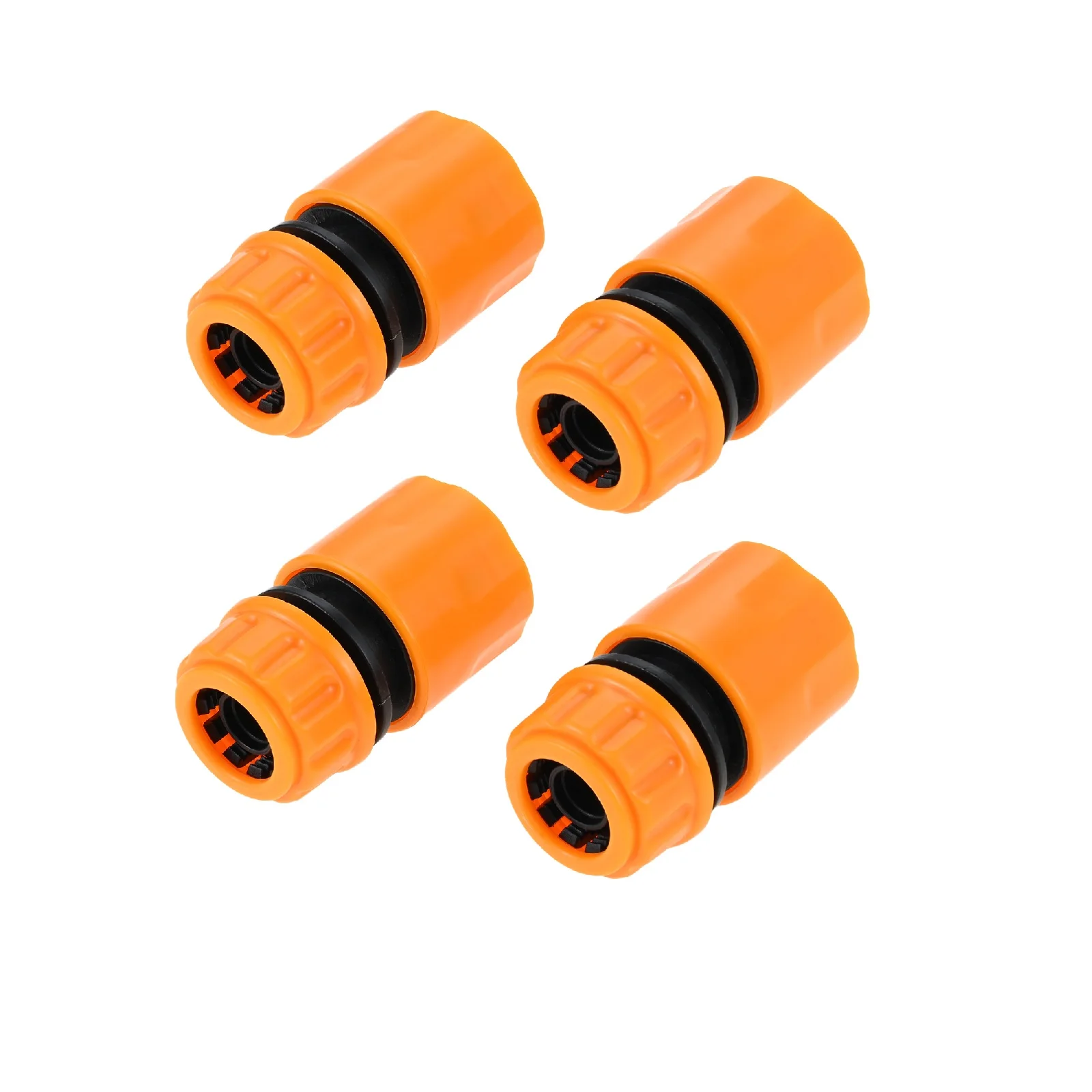 

4pcs 1/2Inch Garden Hose Tap Quick Connectors Garden Irrigation Coupling Joints Fittings Lawn Watering Washing Cars Accessories