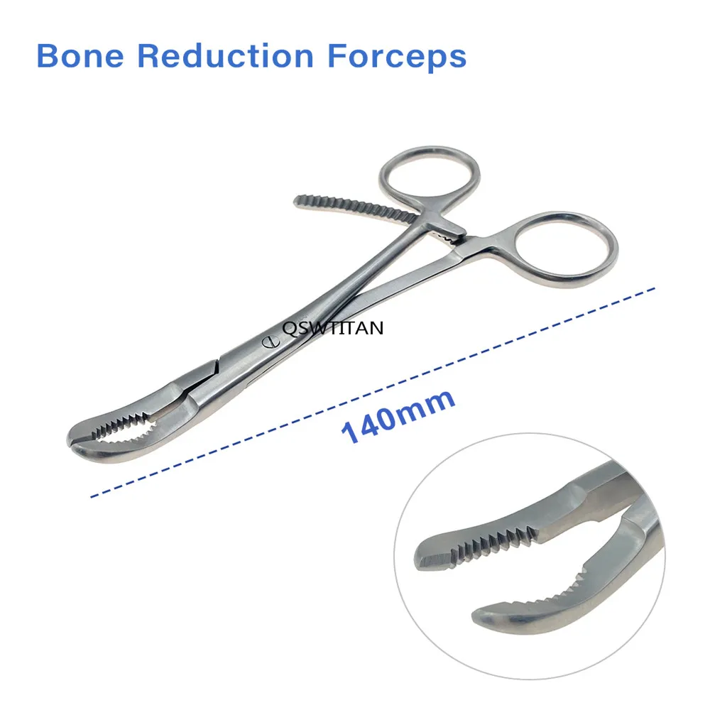 1pcs Phalanges Toothed Reduction Forceps Veterinary orthopedics Instruments