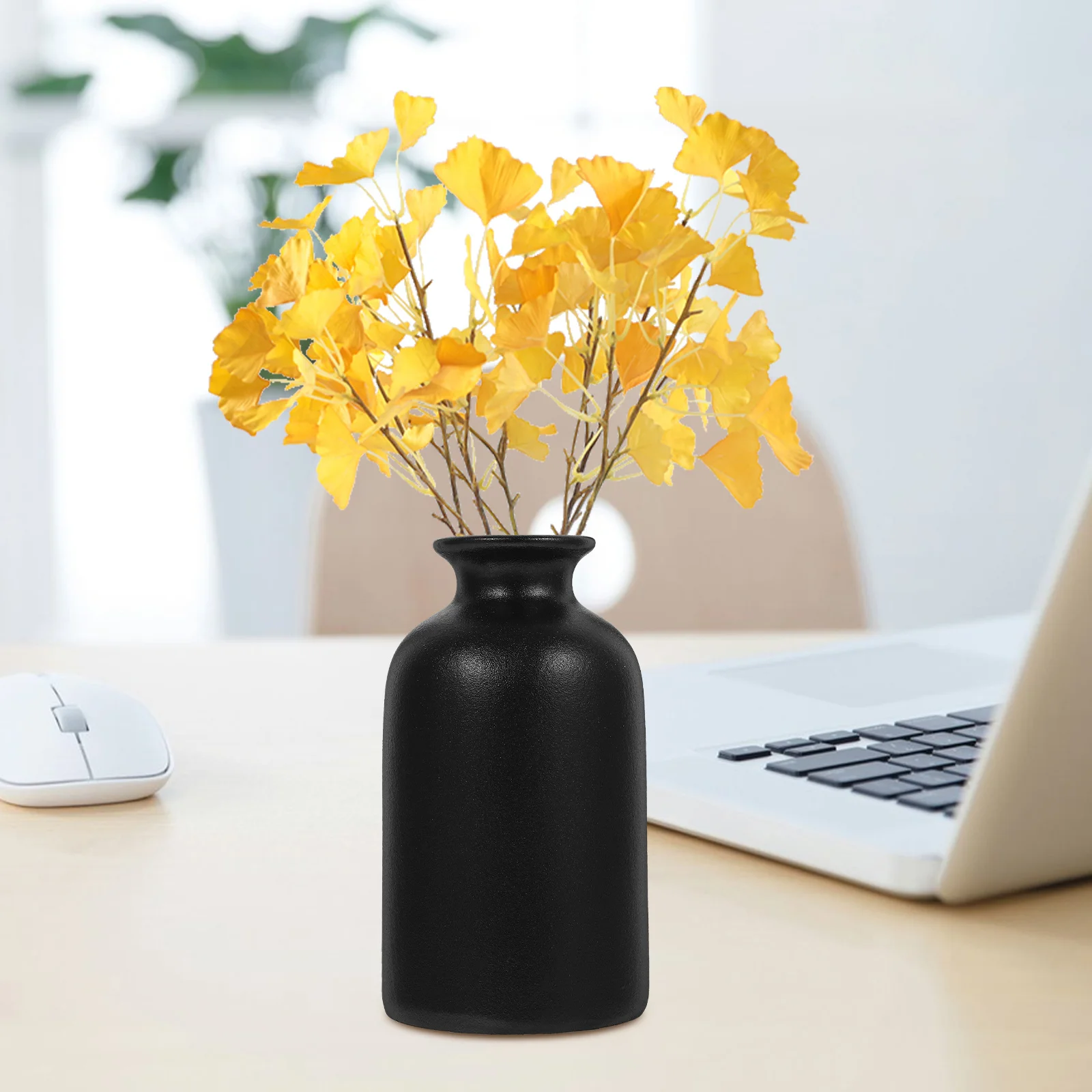 

6Pcs Ceramic Plant Pot Small Flower Planter Simple Design Desktop Pots for Indoor Office Garden Use Plant Pot Flower Pots