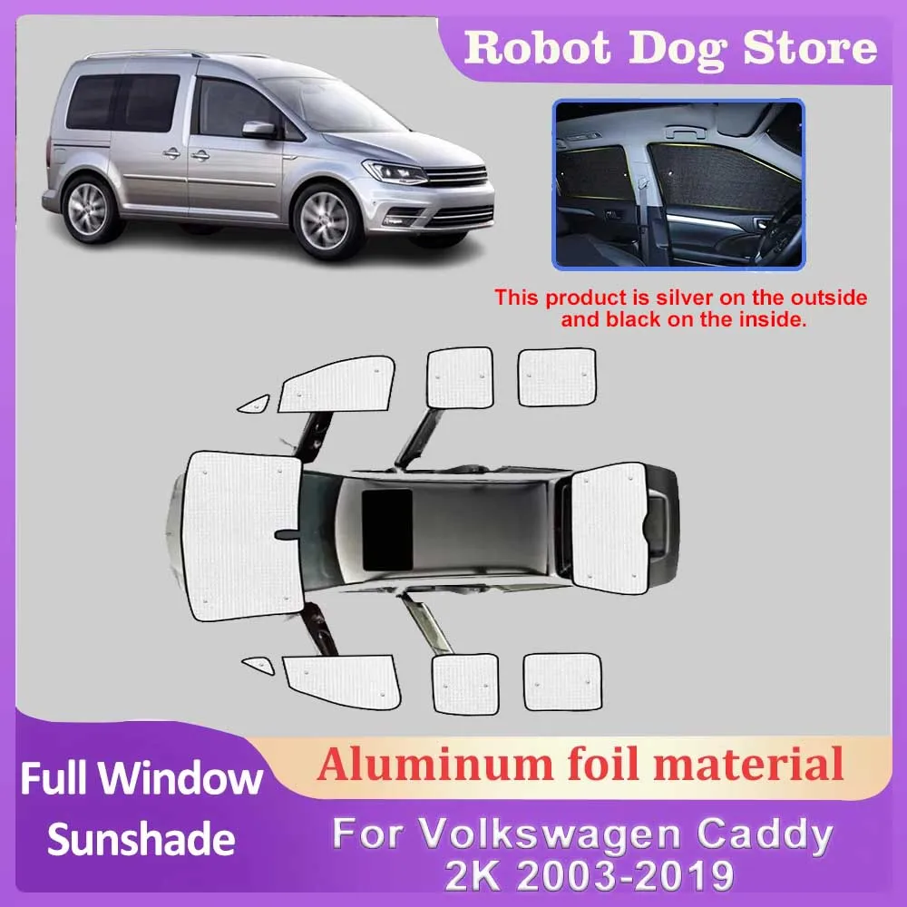 

Солнцезащитные шторки для автомобиля VW Volkswagen Caddy 2K, аксессуары MK3 2003-2019, солнцезащитные козырьки для окон, шторки для лобового стекла, автомобильные аксессуары
