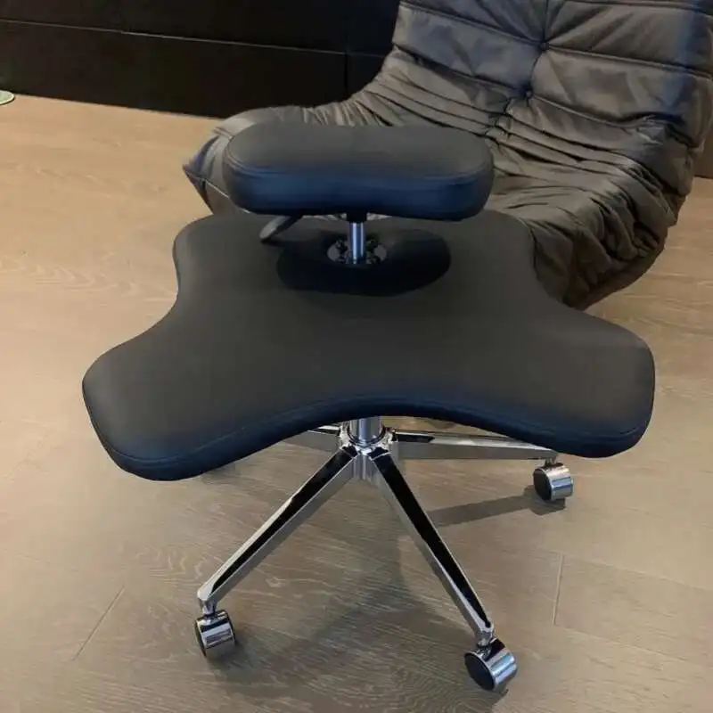 

Height-Adjustable Kneeling Chair Ergonomic Office Stool Soul Seat Cross-Legged Chair For Yoga Lovers, Fitness Fanatics