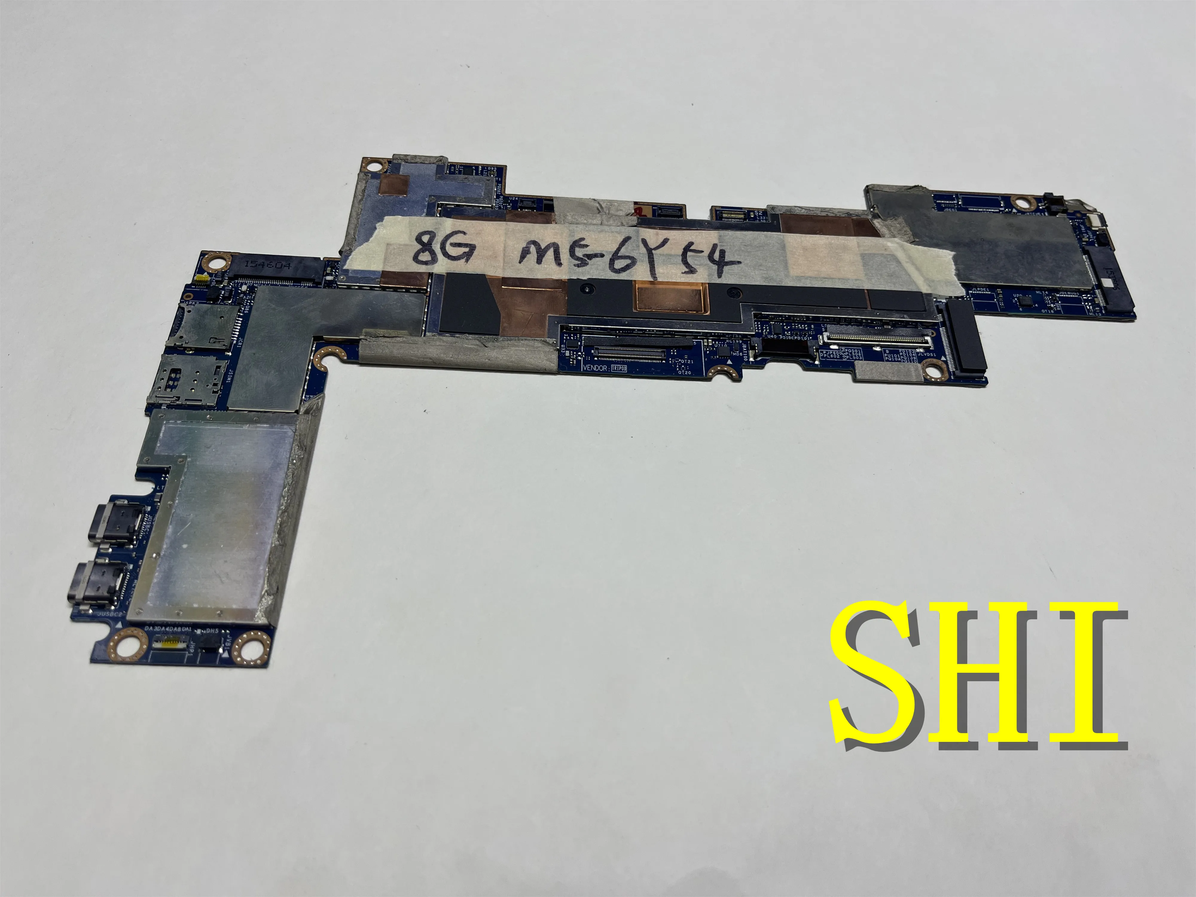 

06M6CR Used FOR Dell FOR XPS 9250 Latitude 7275 Motherboard 8GB M5-6Y54 2.8GHz CPU 6M6CR RAM 100% test ok Free shipping