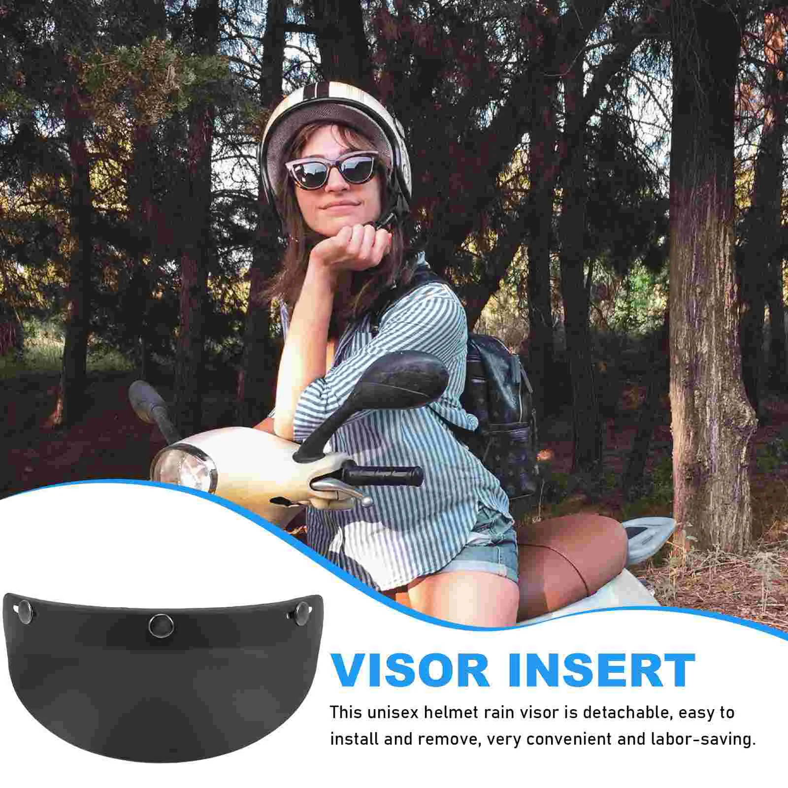 Outdoor Visor Face Mask Bike Cyclist Sports Eyeshield Cycling Rain Protector Motorbike Helmets