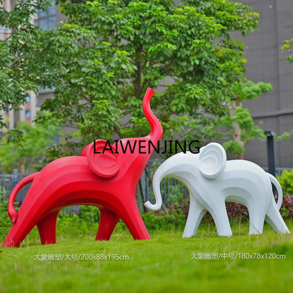 

MJY elephant sculpture ornament garden landscape sketch shopping mall creative decoration animal modeling