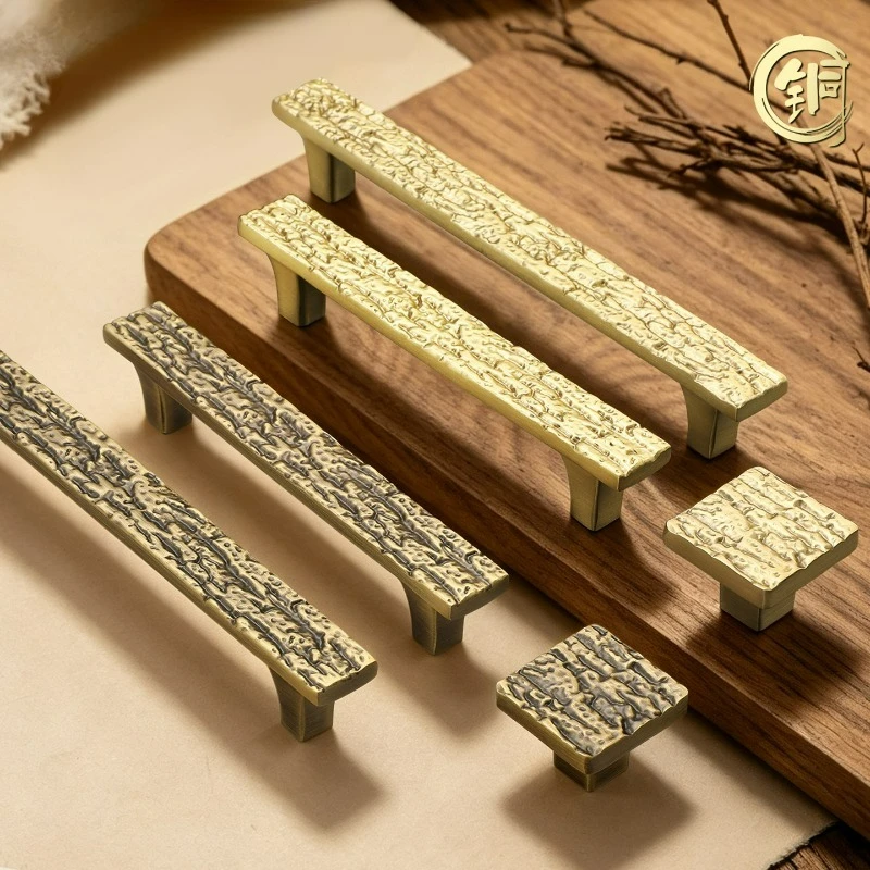 French Style Luxury Brass Handle, Personalized Dining Edge, Foyer Cabinet, Wine Bedside Table, Drawer Handle