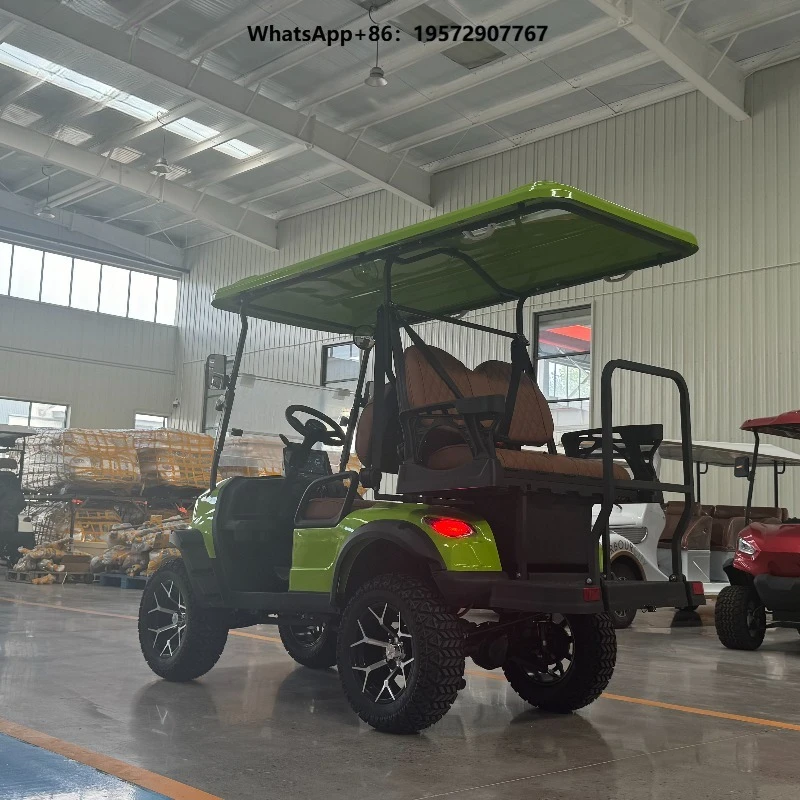 Electric Golf Cart 4 Seater - High Power Electric Sightseeing Car for Resort & Golf Course