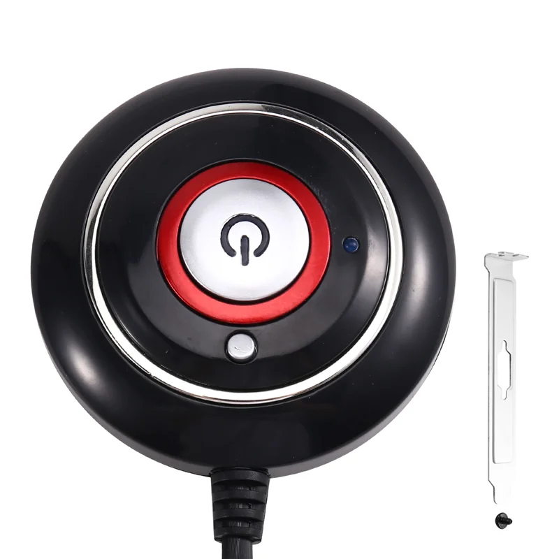 Computer Desktop Switch Button With Dual USB Port PC Motherboard External Power Button