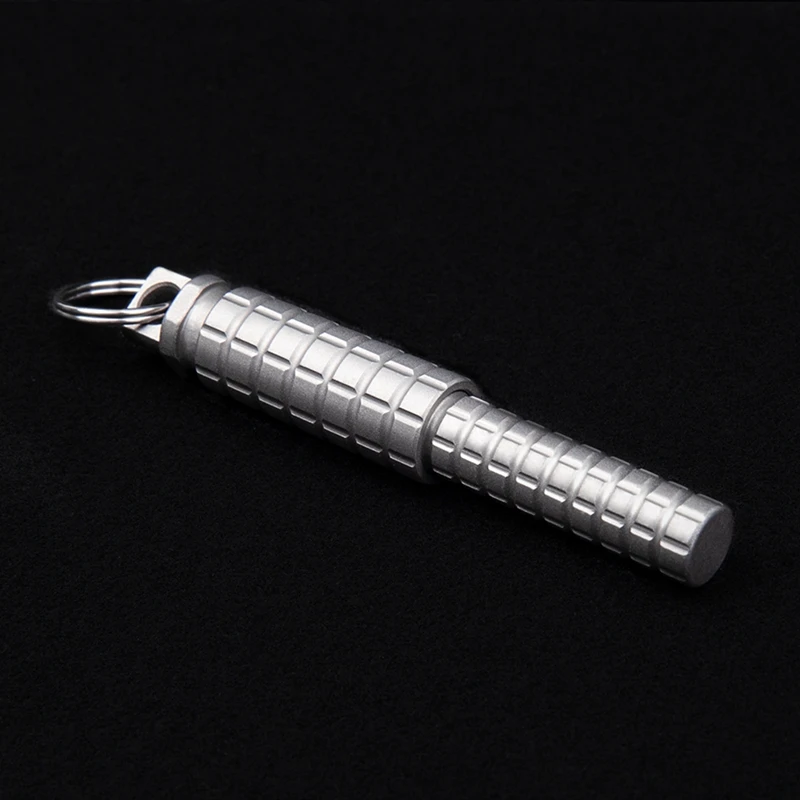 Multifunctional Titanium Alloy Mini Pocket Pen Key Chain Pen Portable Writing Pen