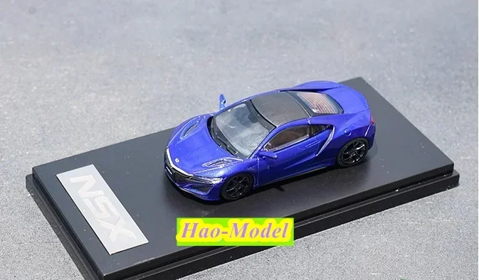 

ЖК-дисплей 1/64 для Honda NSX модель автомобиля литые из сплава детские игрушки подарки на день рождения для мальчиков хобби дисплей коллекционные украшения синий/черный