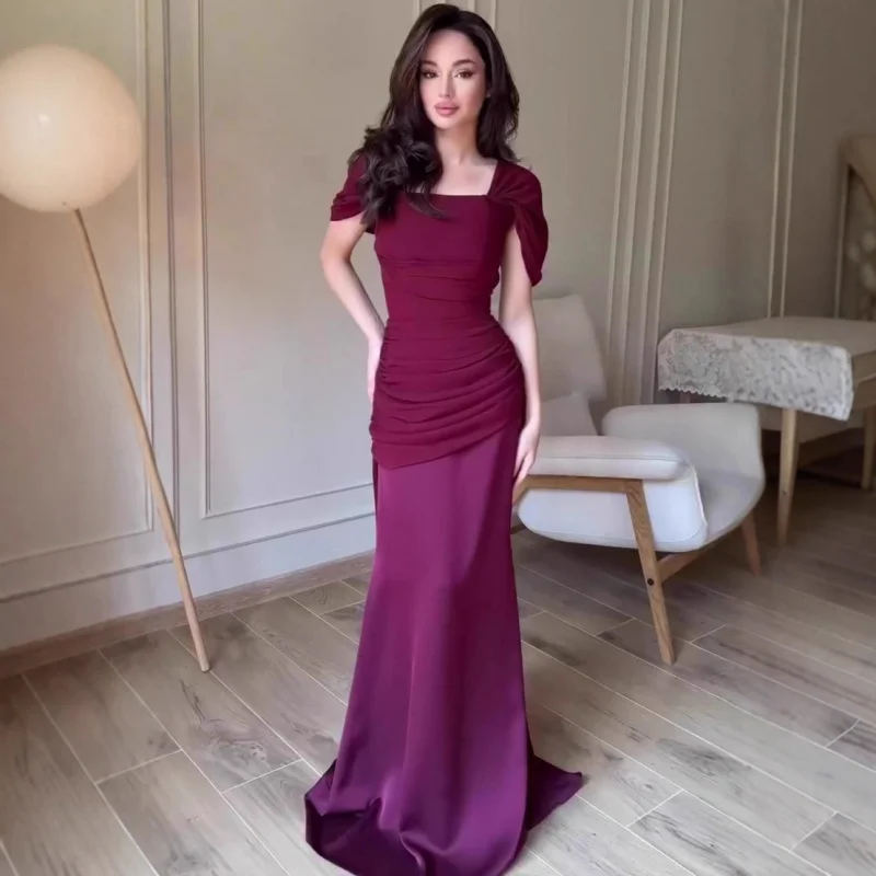 

2025Spring New Style Gorgeous Noble Elegant Short Sleeve Long Dress Fashionable Women's Dress