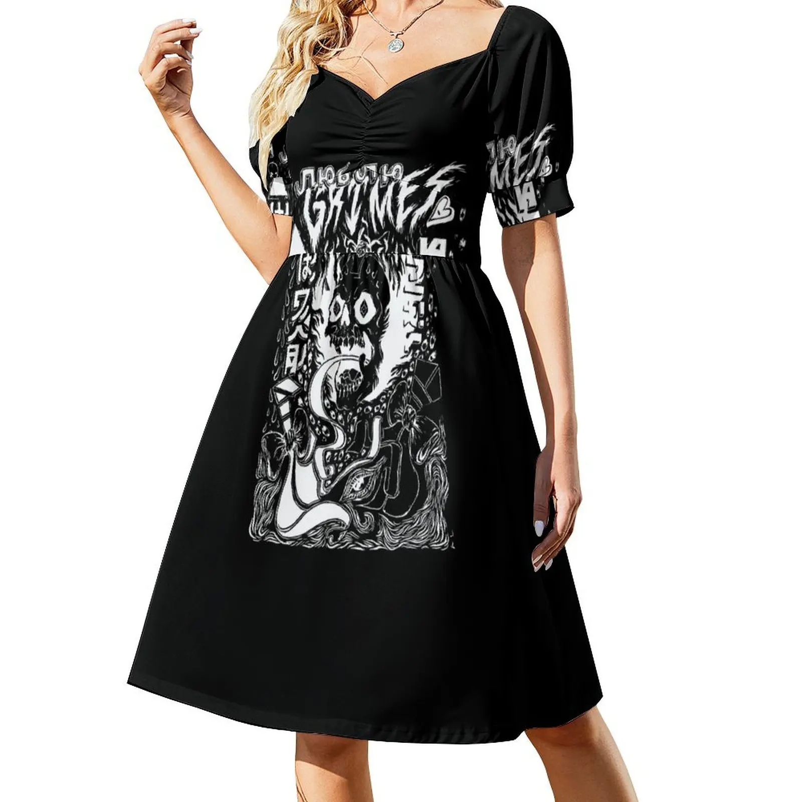 

Grimes Visions Inverted Occult Sleeveless Dress dresses ladies 2024 summer dress women summer