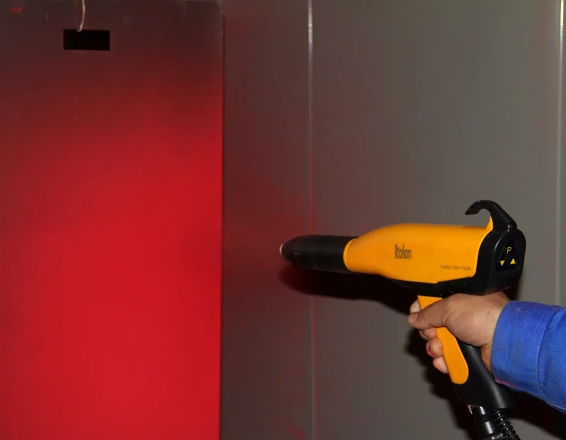 KF-K1 Metal Powder Coating Spray  With Big Fluidizing Hopper