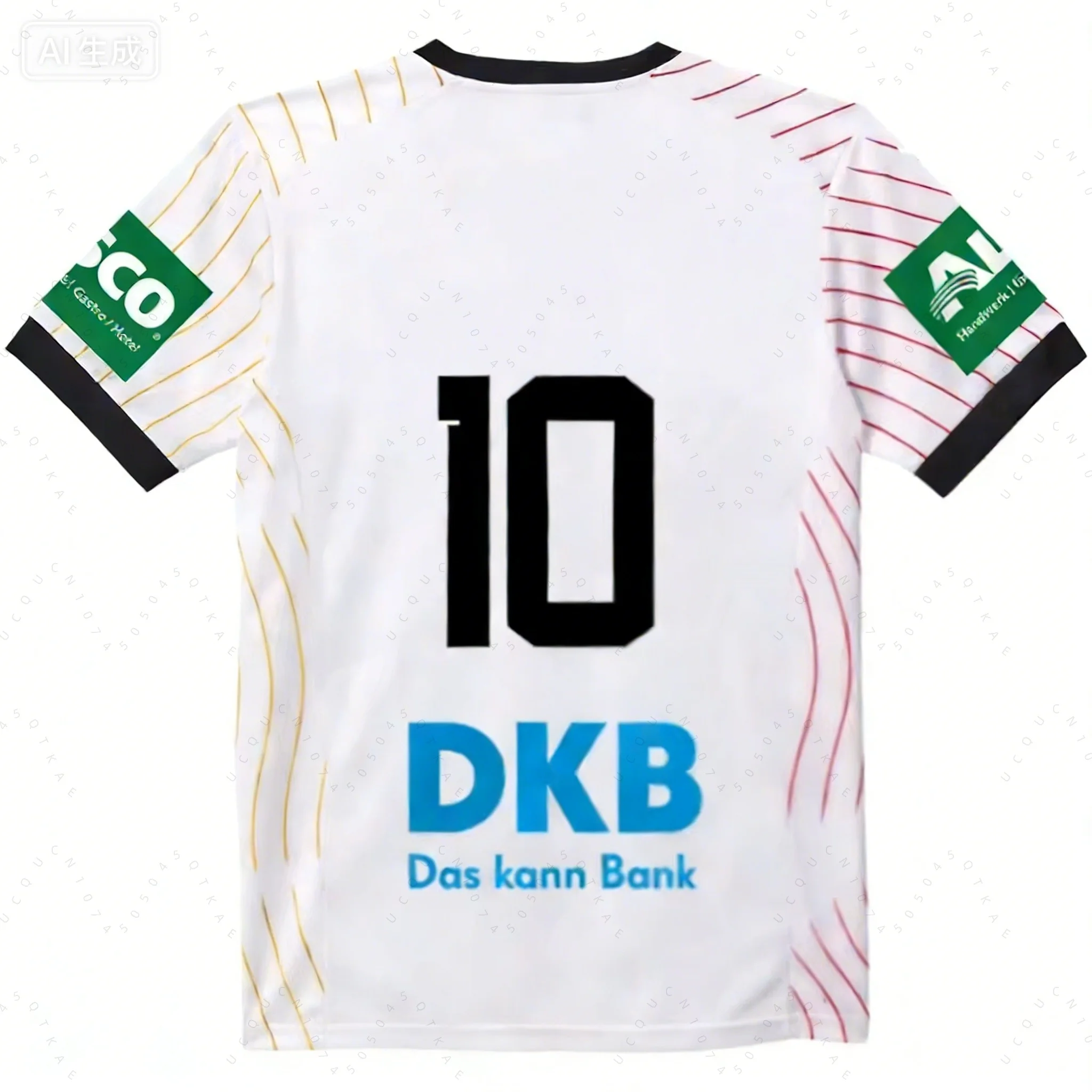 2026 Deutsches Neues DHB Handball-Trikot T-Shirts Schnelltrocknende Atmungsaktive Sportbekleidung Kurzarm Herren Outdoor Fitness Freizeit-Oberteile
