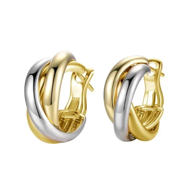Classic Version Dual Tone Ear Buckle for Attending Banquets, Trendy Fashion Accessory Design, Jewelry and Headwear Accessories