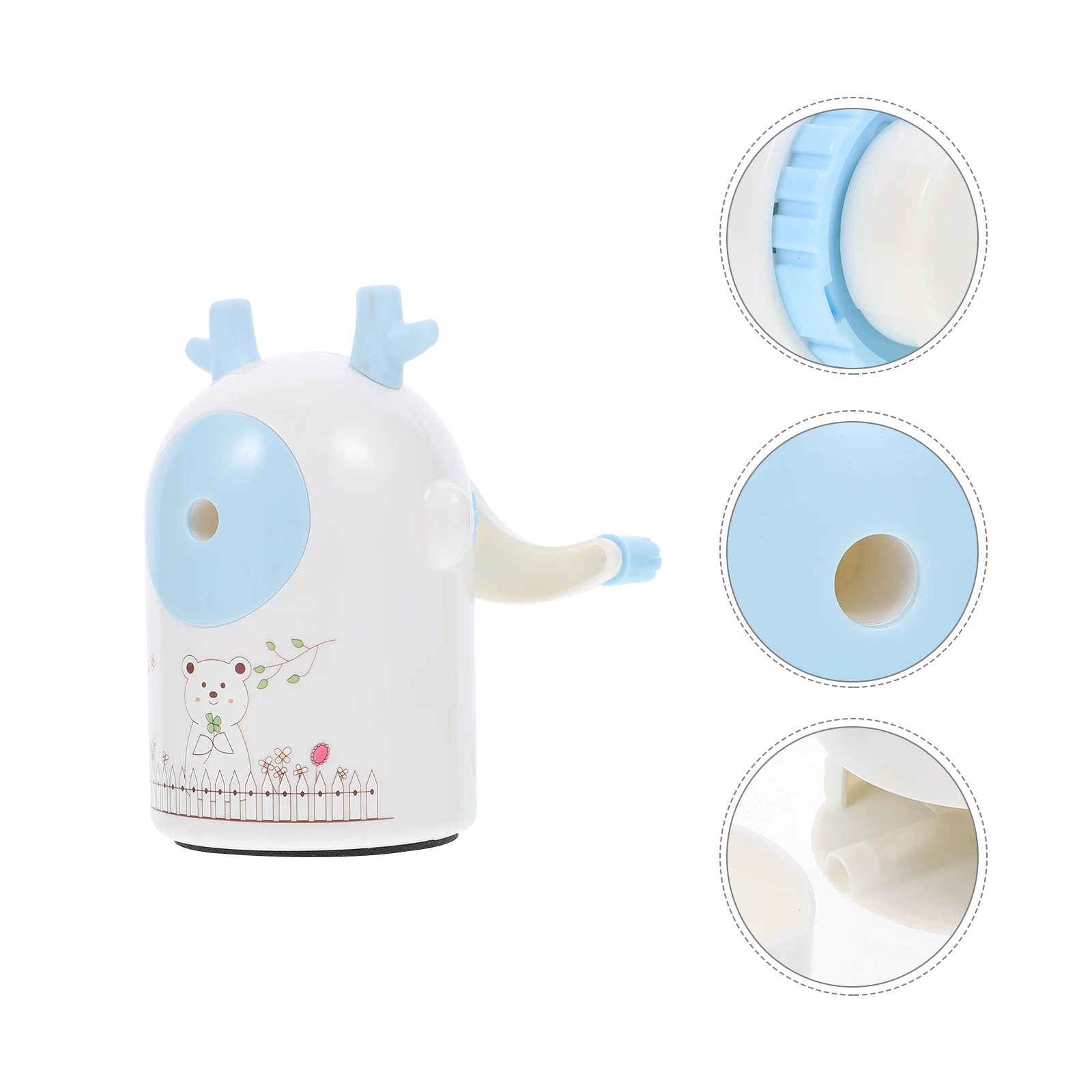 1pc Temperamatite per cartoni animati per cancelleria manuale in plastica per animali Studenti Materiale scolastico Temperamatite per ufficio creativo