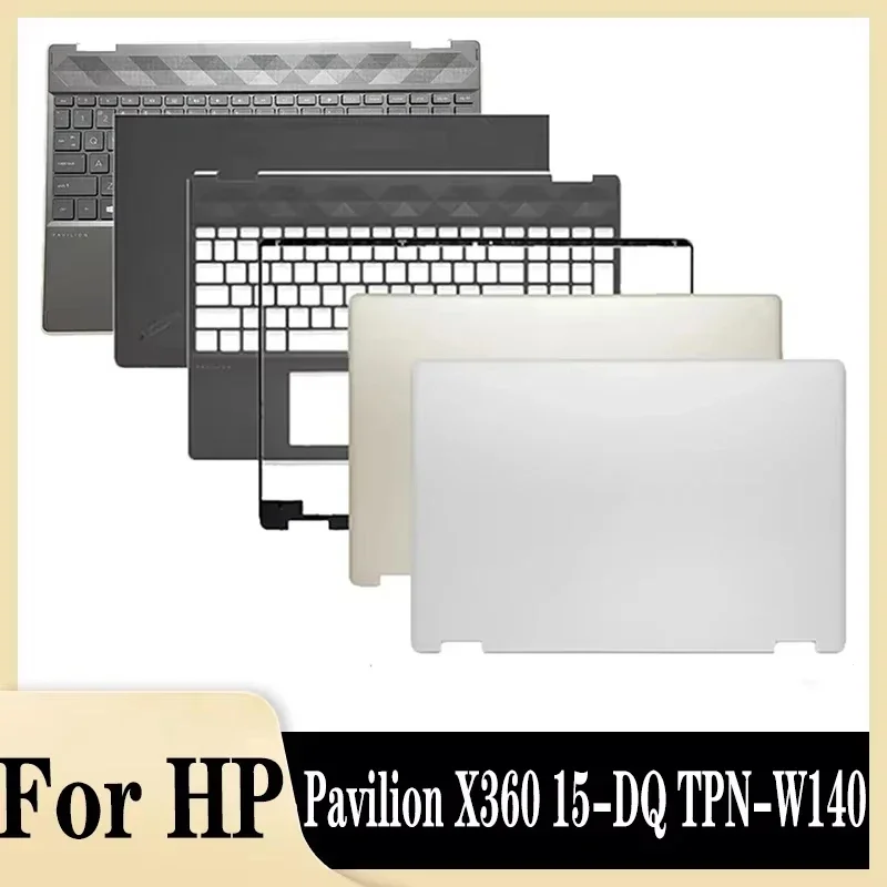 

New for Pavilion X360 15-DQ TPN-W140 LCD Back Cover Front Bezel Palmrest Keyboard Cover Bottom Case L53034-001 L53033-001