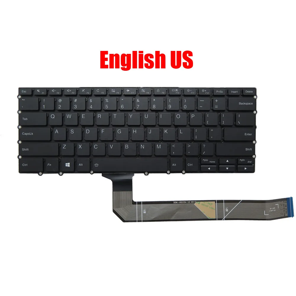 

Клавиатура для ноутбука Lenovo 14 Вт/14 Вт Gen 2 PP4W/PP4WB, английская, США, Франция, FR с черной подсветкой, новая