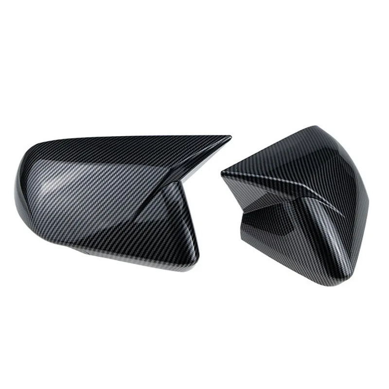 لسيارة فورد موستانج غلاف مرآة عكسي قياسي أمريكي، غطاء مرآة الرؤية الخلفية على شكل قرن لصق الديكور #4