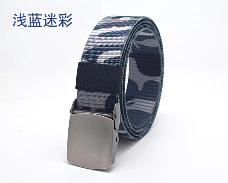 حزام قماش مع معدن مجاني للأطفال ، تدريب في الهواء الطلق ، حزام نايلون تكتيكي للجينز ، أحزمة رياضية للفتيان والفتيات ، غير رسمي