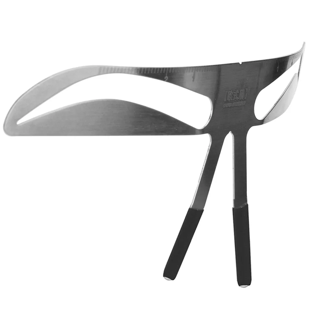 

Линейка для бровей со шкалой для точного позиционирования, измерения длины и формирования формы бровей, трафарет для татуажа для начинающих