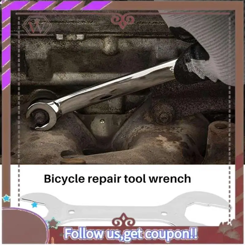 A57E-2 Pcs Scooter Bike Bicycle Headset Wrench Spanner 30 32 36 40Mm Multi-Head Repair Tool Parts