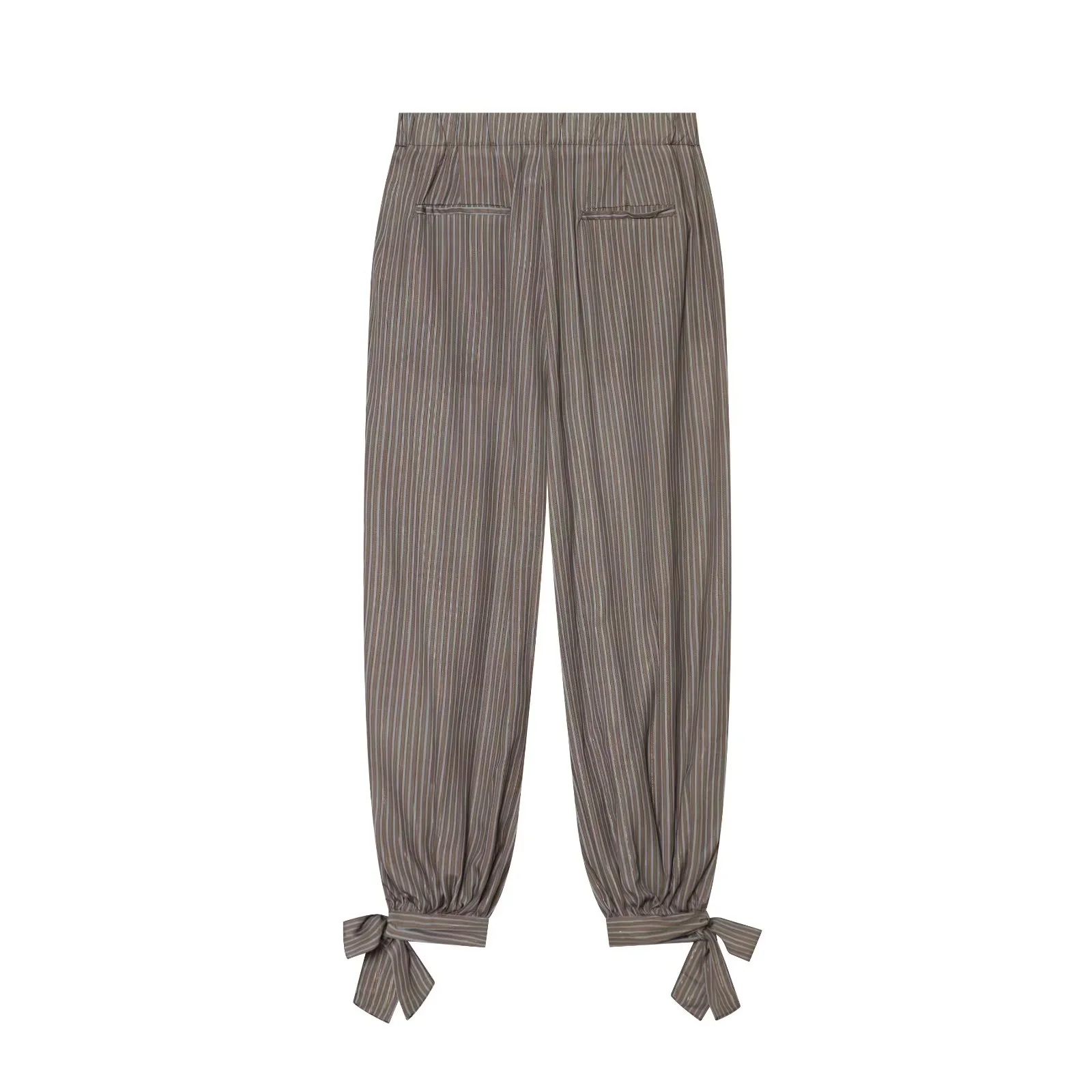 KONDALA Vintage Chic Rote Streifen Loose Fit Lange Hose Boho Elegante Damen Weite Hose Mode 2026 Herbst Lässige Damenhose – Detail 10