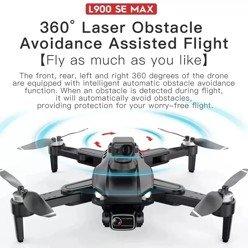 L900 Pro / SE / MAX Drone 4K Professional With Camera 5G WIFI 360 Obstacle Avoidance FPV Brushless Motor RC Quadcopter Mini Dron