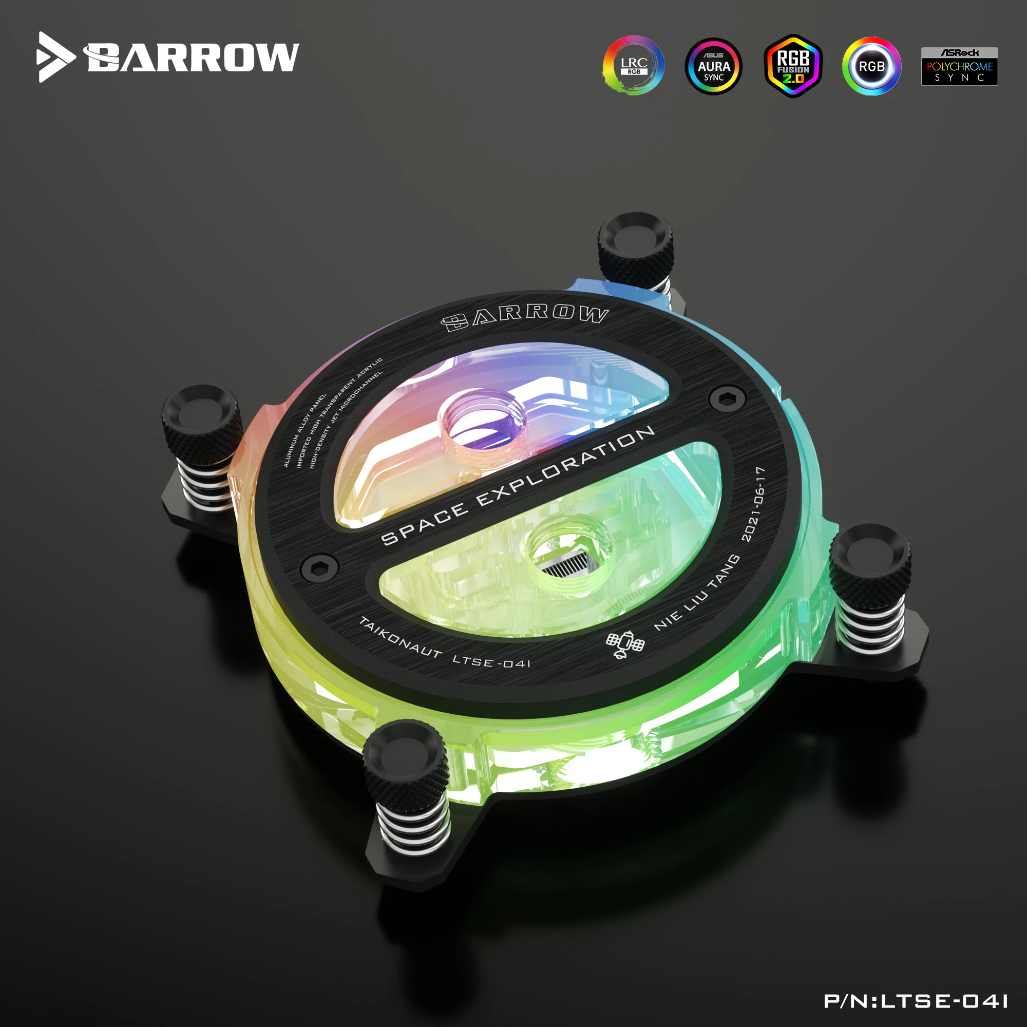 

Barrow CPU Water Cooler Custom Cooling Block For Intel LGA115X 1200 1700 X99 X299 AM4 POM Micro Waterway Cooler Liquid Cooling