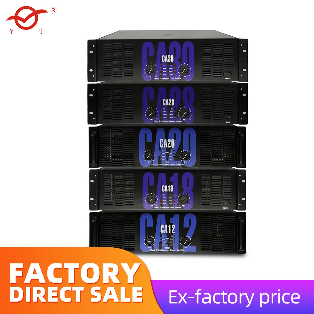Canghe 5000 Watts 2 Channel Amplificador De Audio Sonido Profesional Ca60 Power Amplifiers