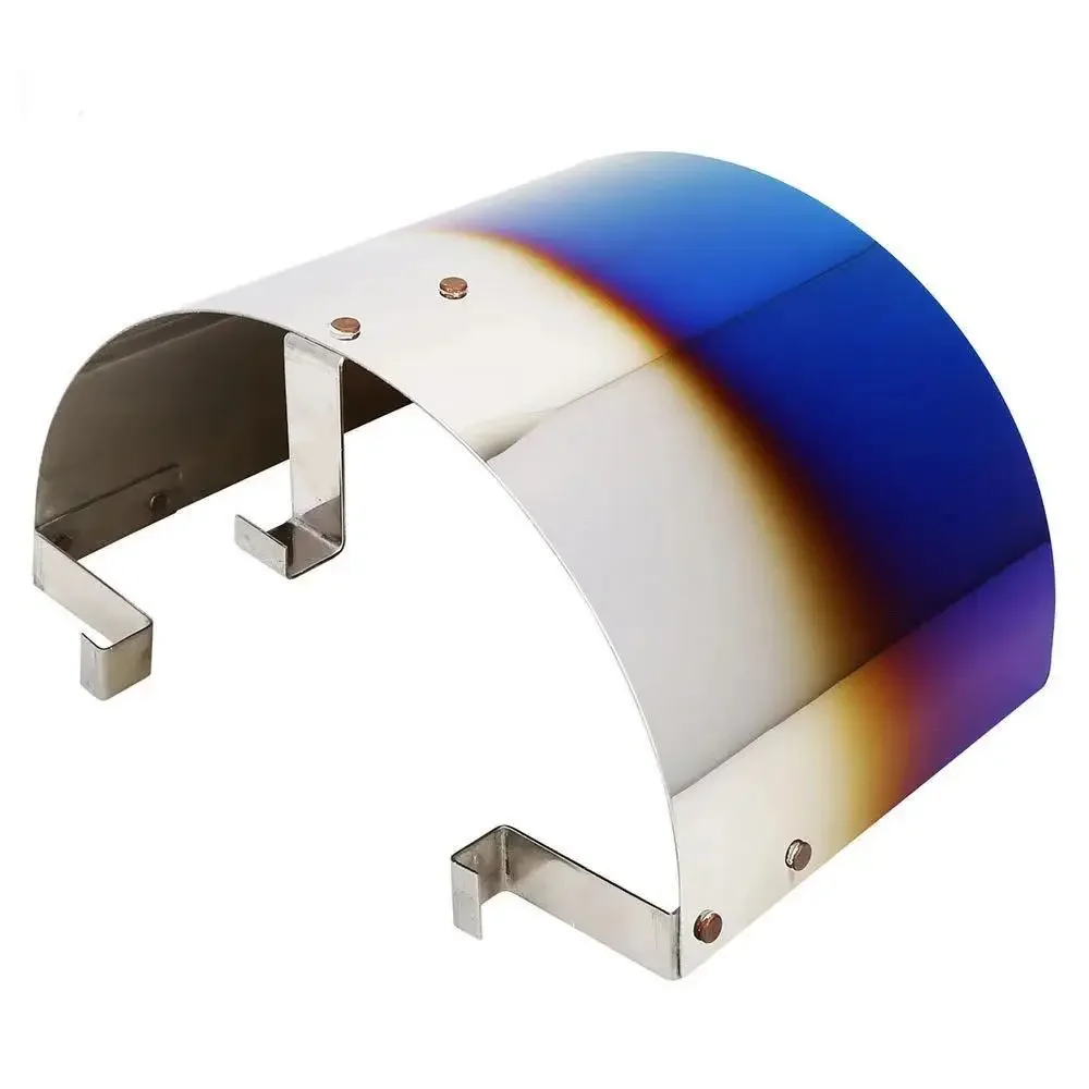 Car Cold Air Intake Cone Sport Filter Cover Stainless Steel Heat Shield Universal Auto Intake Heat Shield Dust Shield Accessorie