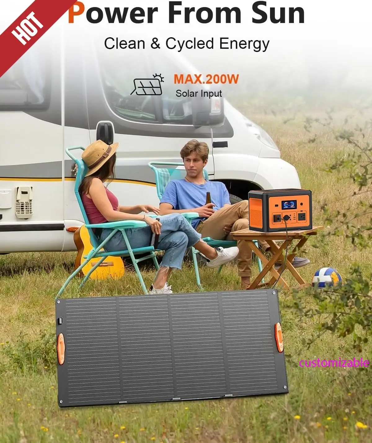 

Portable Power Station 600W(Peak 1800W), Solar Generator with 384WH LiFePO4 Battery, 10 Outputs & UPS Battery Backup, Generators