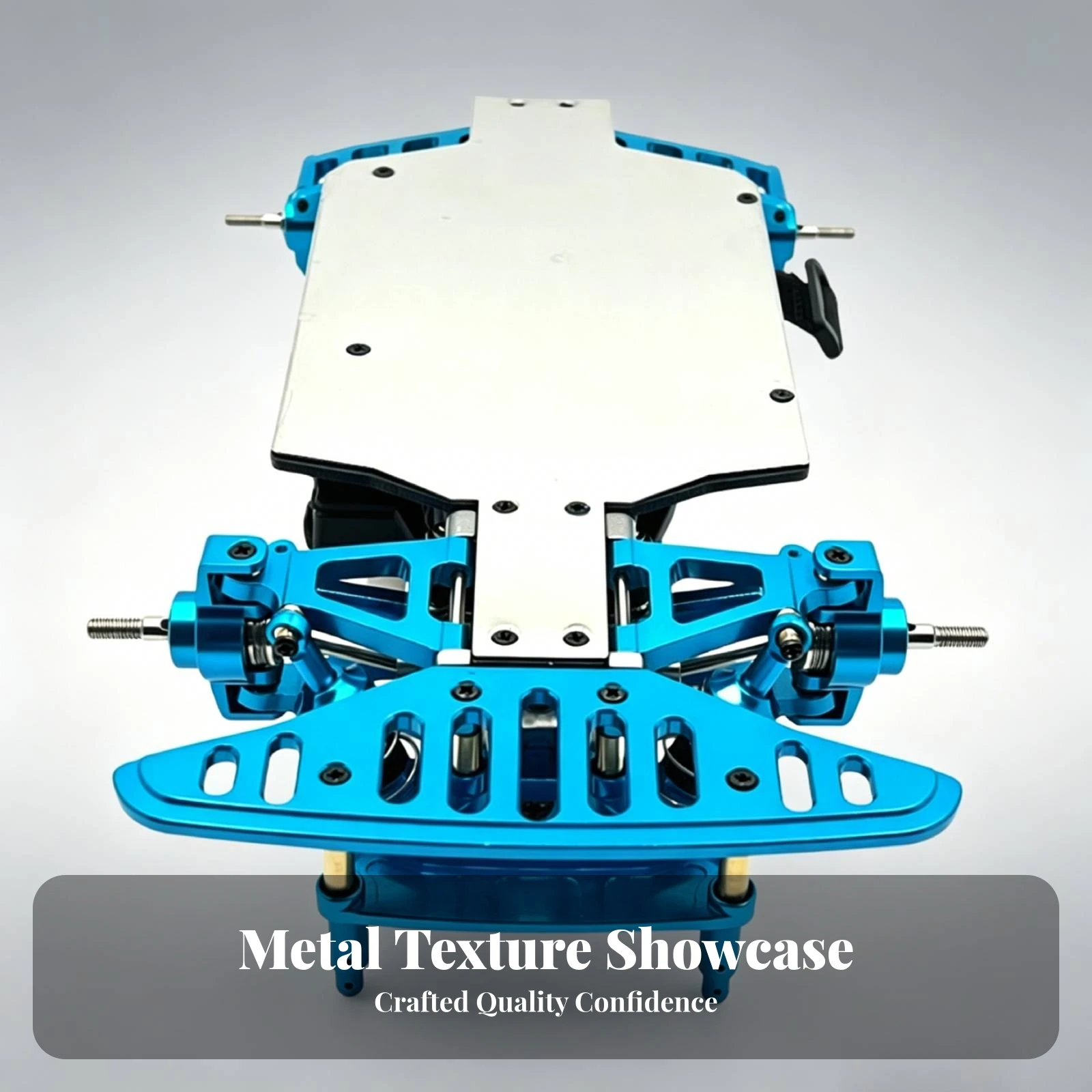 304 Stainless Steel Mirror Finish Bottom Plate RC Car Chassis Plate with Flat Metal Sheet for 1/14 14301 14302 14303 14304