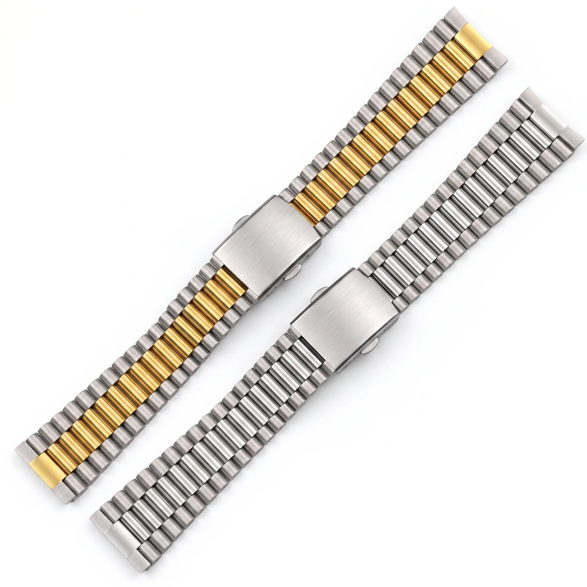 316L Stainless Steel Watch Band Bracelet Silver Gold Women Watchbands 12mm 14mm 16mm 18mm 20mm Clock Wrist Strap Clasp