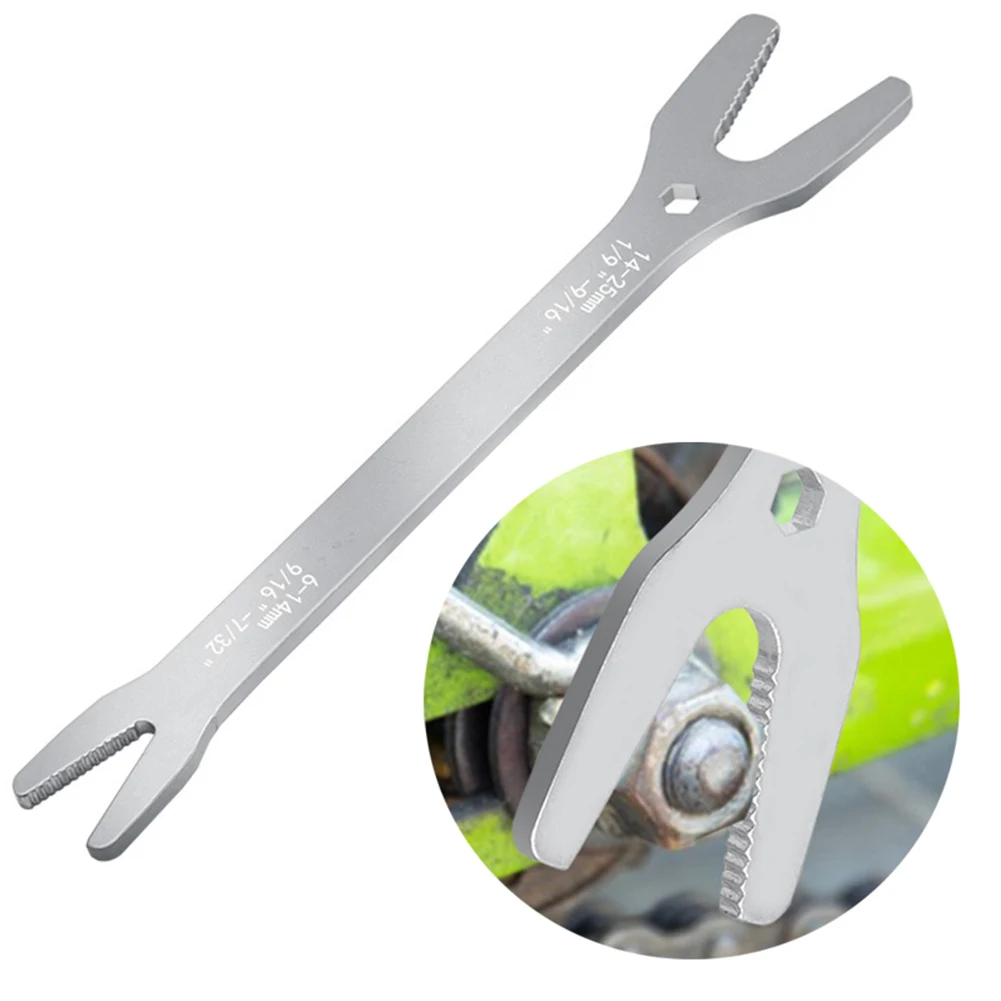 

For DIY Enthusiasts Double-Head Wrench Adjustable Wrench Secure Grip Versatile Usage 14 To 25mm Effortless Tightening
