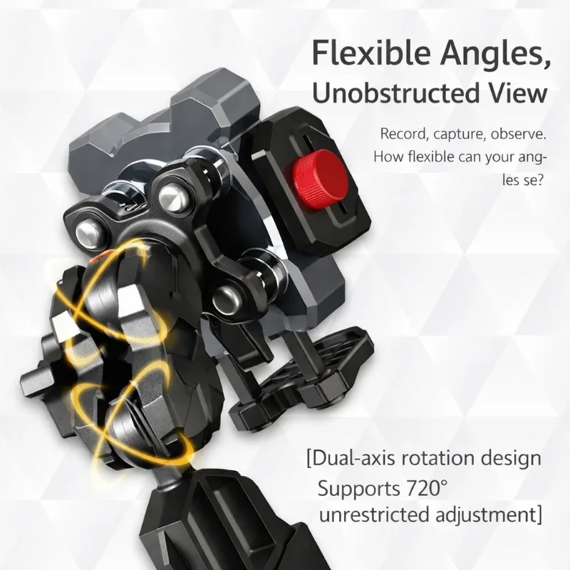Anti-shake Shockproof Phone Holder for Vehicles Stable Fixed Mount for Motorcycles Scooters and Bicycles Reliable Support